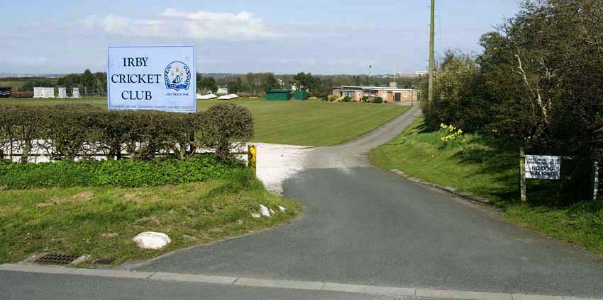 Entrance to Irby Cricket Club